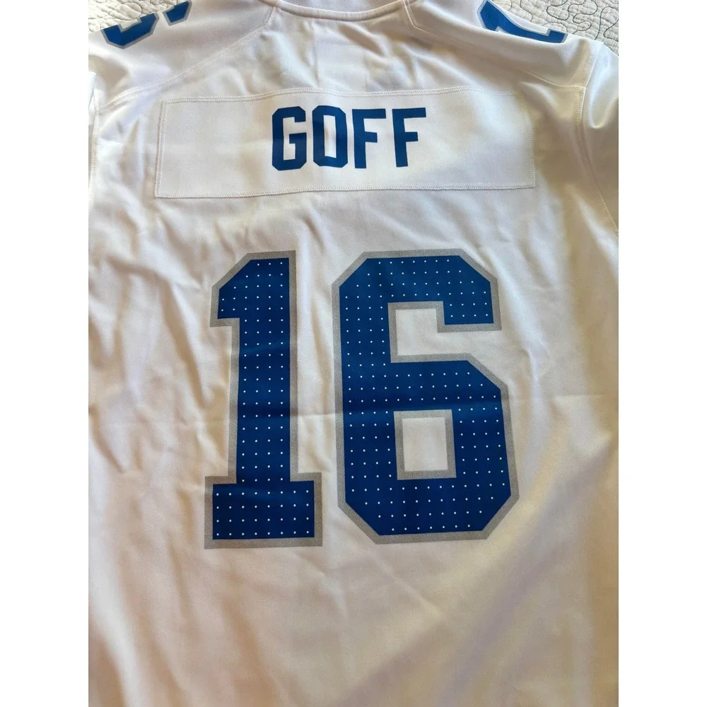 Nike Detroit Lions Jared Goff 16 NFL Jersey Mens Large NWOT